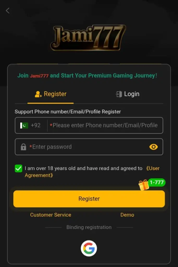 Jami777 Game